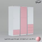 کمد لباس چندمنظوره اعیان مدل FH696 مجموعه سه عددی - Image 9