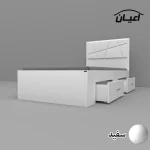 تخت خواب یکنفره اعیان مدل FH606 - Image 5