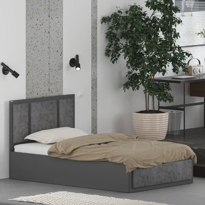 تخت خواب ملامینه یک نفره اعیان مدل FH959 سایز 120x200 سانتی متر