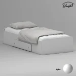 تخت خواب ملامینه یک نفره اعیان مدل FH967 سایز 90x200 سانتی متر - Image 2