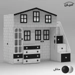 تخت خواب ام دی اف یک نفره اعیان مدل FH926 سایز 90x200 سانتی متر - Image 2