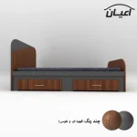تخت خواب دونفره اعیان مدل FH547 سایز 160x200 سانتی متر - Image 3