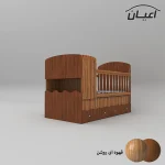 تخت کودک و نوجوان اعیان طرح ستاره مدل FH591 سایز 80x180 سانتی متر - Image 2
