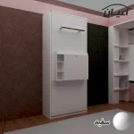 تخت خواب تاشو یکنفره اعیان مدل FH502 سایز 200x90 سانتی متر - Image 3