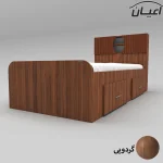 تخت خواب یکنفره اعیان مدل FH514 سایز 90x200 سانتی متر - Image 3