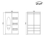 کمد اسباب بازی کودک و نوزاد اعیان مدل FH408 - Image 10