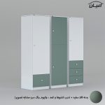 کمد لباس چندمنظوره اعیان مدل FH696 مجموعه سه عددی - Image 8