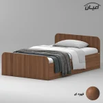 تخت خواب ملامینه یک نفره اعیان مدل FH932 سایز 120x200 سانتی متر - Image 2