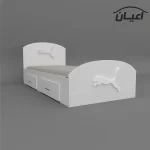 تخت خواب یک نفره اعیان مدل FH460 طرح اسپرت سایز 90x200 سانتی متر - Image 5