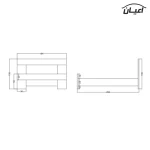 تخت خواب دونفره اعیان مدل FH364 سایز 160x200 سانتی متر - Image 7