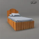 تخت خواب یکنفره اعیان مدل FH366 سایز 90x200 سانتی متر - Image 8
