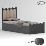 تخت خواب ام دی اف اعیان مدل FH957 سایز 80x180 سانتی متر - Image 4