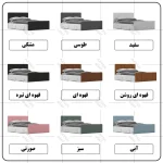 تخت خواب دو نفره اعیان مدل FH812 سایز 160x200 سانتی متر - Image 14