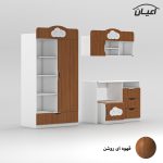 کمد کودک اعیان مدل FH765 به همراه میز تحریر و صندلی و کتابخانه - Image 5