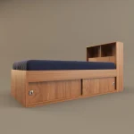 تخت خواب یک نفره اعیان مدل FH297 سایز 90x200 سانتی متر - Image 5