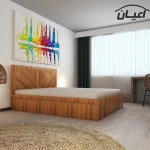 تخت خواب دونفره اعیان مدل FH421 سایز 160x200 سانتی متر - Image 3