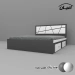 تخت خواب دونفره اعیان مدل FH607 - Image 5