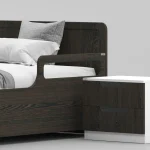 ست تخت خواب دو نفره اعیان مدل FH776 سایز 160x200 سانتی متر مجموعه سه عددی - Image 14