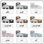 تخت خواب یک نفره اعیان مدل FH760 سایز 80x180 سانتی متر - Image 13