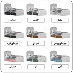 تخت خواب نوجوان اعیان مدل FH909 سایز 80x180 سانتی متر - Image 15