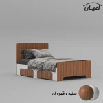 تخت خواب یک نفره اعیان مدل FH793 سایز 120x200 سانتی متر - Image 4