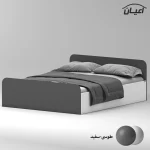 تخت خواب ملامینه دو نفره اعیان مدل FH933 سایز 160x200 سانتی متر - Image 4