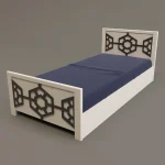 تخت خواب یکنفره مدل FH301 سایز 206x96 سانتی متر - Image 7