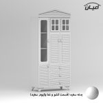 کمد لباس کودک اعیان مدل FH887 - Image 2