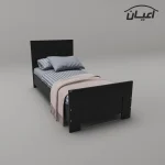 تخت خواب یکنفره اعیان مدل FH363 سایز 90x200 سانتی متر - Image 6