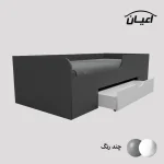 تخت خواب یکنفره اعیان مدل FH610 - Image 4