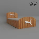 تخت خواب یک نفره اعیان مدل FH460 طرح اسپرت سایز 90x200 سانتی متر - Image 6
