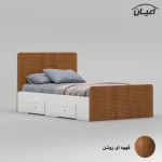 تخت خواب یک نفره اعیان مدل FH813 سایز 120x200 سانتی متر - Image 8