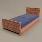 تخت خواب یکنفره مدل FH301 سایز 206x96 سانتی متر - Image 8
