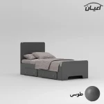 تخت خواب نوجوان اعیان مدل FH795 سایز 80x180 سانتی متر - Image 2