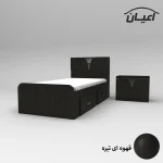 سرویس خواب یکنفره  اعیان مدل FH507 سایز 90x200 سانتی متر مجموعه دو عددی - Image 7