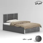 تخت خواب ملامینه یک نفره اعیان مدل FH959 سایز 120x200 سانتی متر - Image 3