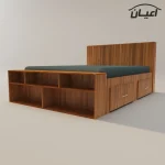 تخت خواب دونفره اعیان مدل FH356 سایز 160x200 سانتی متر - Image 3