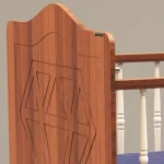 تختخواب کودک اعیان مدل FH305 - Image 3