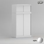 کمد لباس چندمنظوره اعیان مدل FH963 طول 120 سانتی متر مجموعه دو عددی - Image 4
