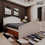 تخت خواب دونفره اعیان مدل FH403 سایز 160x200 سانتی متر