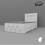 تخت خواب اعیان مدل FH614 یکنفره سایز 90x200 سانتی متر - Image 3