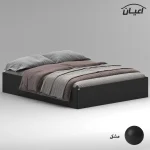تخت خواب ملامینه دو نفره اعیان مدل FH943 سایز 160x200 سانتی متر - Image 4