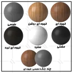 تخت خواب ملامینه دو نفره اعیان مدل FH860 سایز 160x200 سانتی متر (فروش ویژه) - Image 12