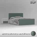 تخت خواب ملامینه دو نفره اعیان مدل FH816 سایز 160x200 سانتی متر مجموعه دو عددی - Image 7