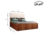 سرویس خواب دونفره اعیان مدل FH450 سایز 160x200 سانتی متر سه تکه - Image 5