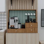 کنسول اعیان مدل کافه بار FH838 طرح رومیزی