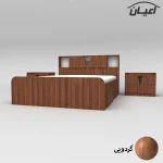 سرویس خواب دونفره اعیان مدل FH508 سایز 160x200 سانتی متر مجموعه 3 عددی - Image 6