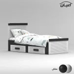 تخت خواب نوجوان اعیان مدل FH904 سایز 80x180 سانتی متر - Image 3