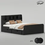 تخت خواب ملامینه دو نفره اعیان مدل FH983 سایز 160x200 سانتی متر - Image 4