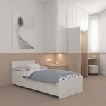 تخت خواب یک نفره اعیان مدل FH770 سایز 90x200 سانتی متر